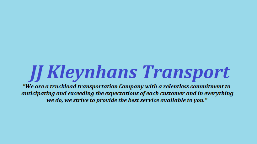 JJ Kleynhans Transport